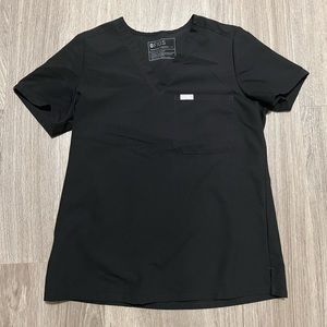 FIGS Black Catarina Women’s Scrub Top